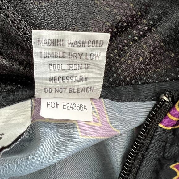 Fanatics Los Angeles Lakers All-Over Print Half Zip Hoodie Anorak Jacket XLT NWT - Picture 9 of 9